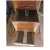 Image 3 : vintage oak filing cabinet - 15"x24.5"x52"H