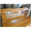 Image 3 : vintage wooden buffet/dresser - buffet: 48"x20.5"x40"H, mirror: 17"