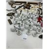 Image 5 : Lot of Vintage Hardware, over 40 white porcelain knobs, etc.