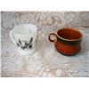 Image 3 : Vintage Celtic Irish Earthenware Mug and Fire King Duck Mug