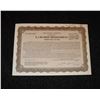 Image 1 : J Reynolds Tobacco Co Certificate