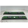 Image 1 : 2 Metal, "7up" signs - 19"x2.5"