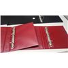 Image 4 : 5 Assorted Binders for collecting money