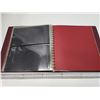 Image 4 : Deluxe maroon presentation binder, with plastic pages for bank notes