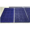 Image 3 : 6 Blue velvet coin collector trays
