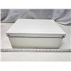 Image 5 : White coin box, w/ 4 blue velvet coin trays