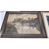 Image 2 : 3 Large vintage framed pictures
