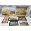 Image 1 : 7 assorted framed paintings, various sizes