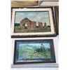 Image 3 : 7 assorted framed paintings, various sizes