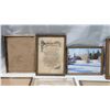 Image 8 : Collection of small framed pictures and picture frames