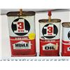 Image 2 : 4x "3 in 1" oil tins, some fluids