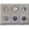 Image 2 : 6 Canadian 25 cent coins