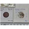 Image 3 : 2003 ICCS graded Canadian nickel & 3 Canadian pennies