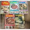 Vintage Cookbooks - The best of Tele Cuisine 1980's Books 1,2,4,7 & 9