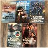 Collection of 5 Louis L`Amour books Authentic West