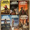 Collection of 6 Louis L`Amour books Authentic West