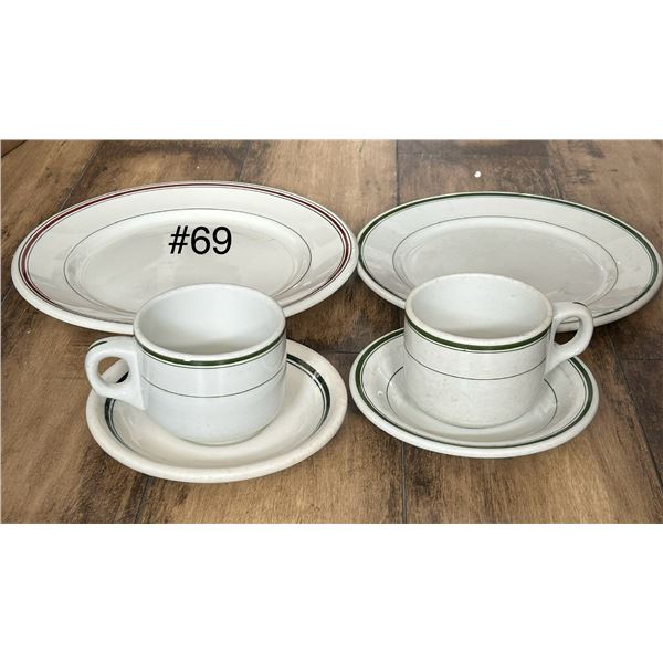 Restaurant plates & cups & Saucers