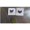 Image 2 : 2-STERLING SILVER, U S MILITARY LAPEL PINS