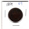 1859, LARGE CENT