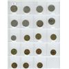 Image 1 : Sheet of 1966 1 schilling 8 coins, 1966 50 sent, 1966 20 sent 4 coins , 1966 5 sent 6 coins- Tanzani