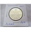 Image 1 : Canadian Silver 1965 Fifty Cent Piece