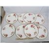 Image 1 : 8 Royal Albert American Beauty Dinner Plates 10 ¼ inches