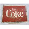 Image 1 : Wooden Coca-Cola 32 inch Sign
