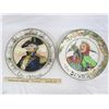 Image 1 : 2 Large Royal Doulton Plates The Jester and The Admiral