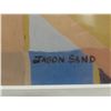 Image 3 : 23x19 " Jason sand abstract framed art