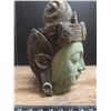 Image 2 : 13" tall buddha head outdoor garden décor