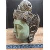Image 3 : 13" tall buddha head outdoor garden décor