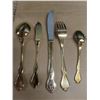 Image 12 : 70 piece set gold plated Royal Sealy cutlery