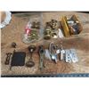 Image 1 : lot of door handles , interior , antique and storm door