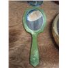 Image 4 : lot of makeup mirrors and desk mirrors unique faux marble green hand held mirror