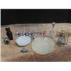 Image 1 : lot of trinkets , shot glasses , crystal bell