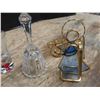 Image 4 : lot of trinkets , shot glasses , crystal bell