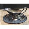 Image 2 : HBC India brass creamer with tray and serving spoon