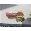 Image 3 : vintage cast tractor toys - small one is Dinky Toys
