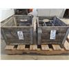 Image 3 : pair of antique milk crates