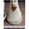 Image 2 : Angel figurine & stoneware flower pot