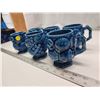 Image 4 : 6 Vintage Japan, blue mood indigo pottery coffee cups