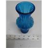 Image 2 : blue glass vase