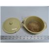 Image 3 : one yellow enamel ware soup bowl with lid