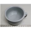 Image 2 : white bed pan bowl shaped