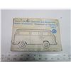 Image 1 : 1979 VW type 2 van owners manual