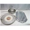 Image 1 : 11" frying pan, aluminum farberware tray and RCL tray