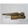 Image 1 : 2 vintage wooden pestles