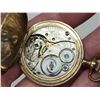 Image 4 : 4 Small pocket watches - For parts/repair - 3 silver cases, 1 gold tone