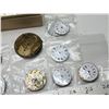 Image 3 : Misc. Vintage pocket watch parts, dials for repair
