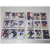 Image 4 : Sheet of 54 Winnipeg Jets hockey cards